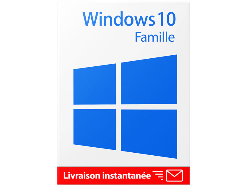 Clé Windows 10 Famille 32 et 64 bits