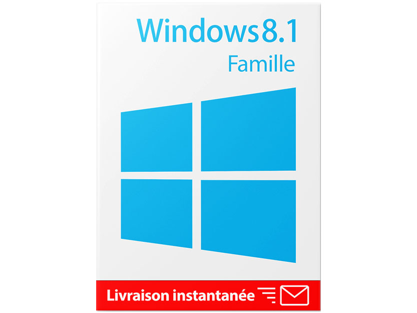 Clé Windows 8.1 Familiale