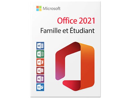 Microsoft Office 2021 Famille et Étudiant (PC)