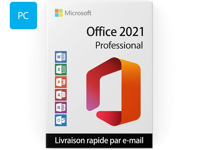 Microsoft Office 2021 Famille et Petite Entreprise (PC)