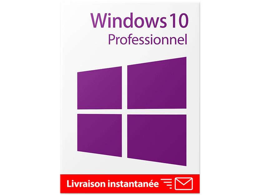 Windows 10 Pro Professionnel Licence Clé Activation - Livraison